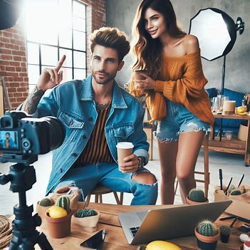 influencer collaborating with a brand